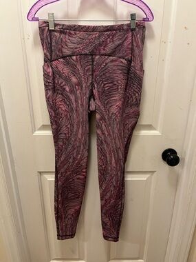🍋LIKE NEW Lululemon Swift Speed HR Tight 28" - Dimensional Sonic Pink Multi - 8